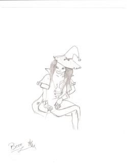 My Drawings - Ink Girl - � Art